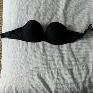 Black 36b VS strapless bra